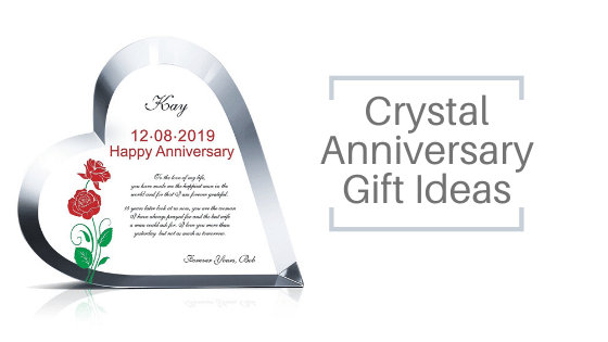 Crystal Wedding Anniversary Gifts