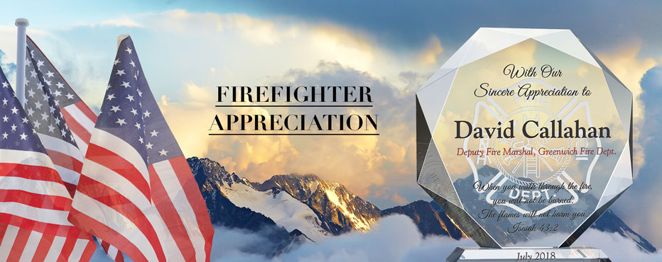 Personalized Firefighter Appreciation Gift Plaques - DIY Awards