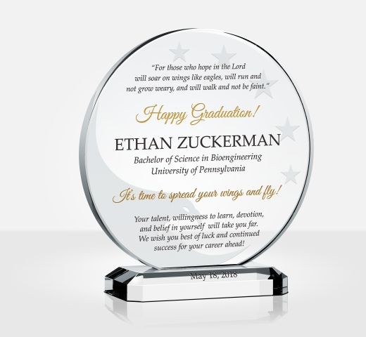 College Graduation Gift Plaque - DIY Awards