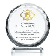 10th Pastoral Anniversary Gift Plaque - DIY Awards