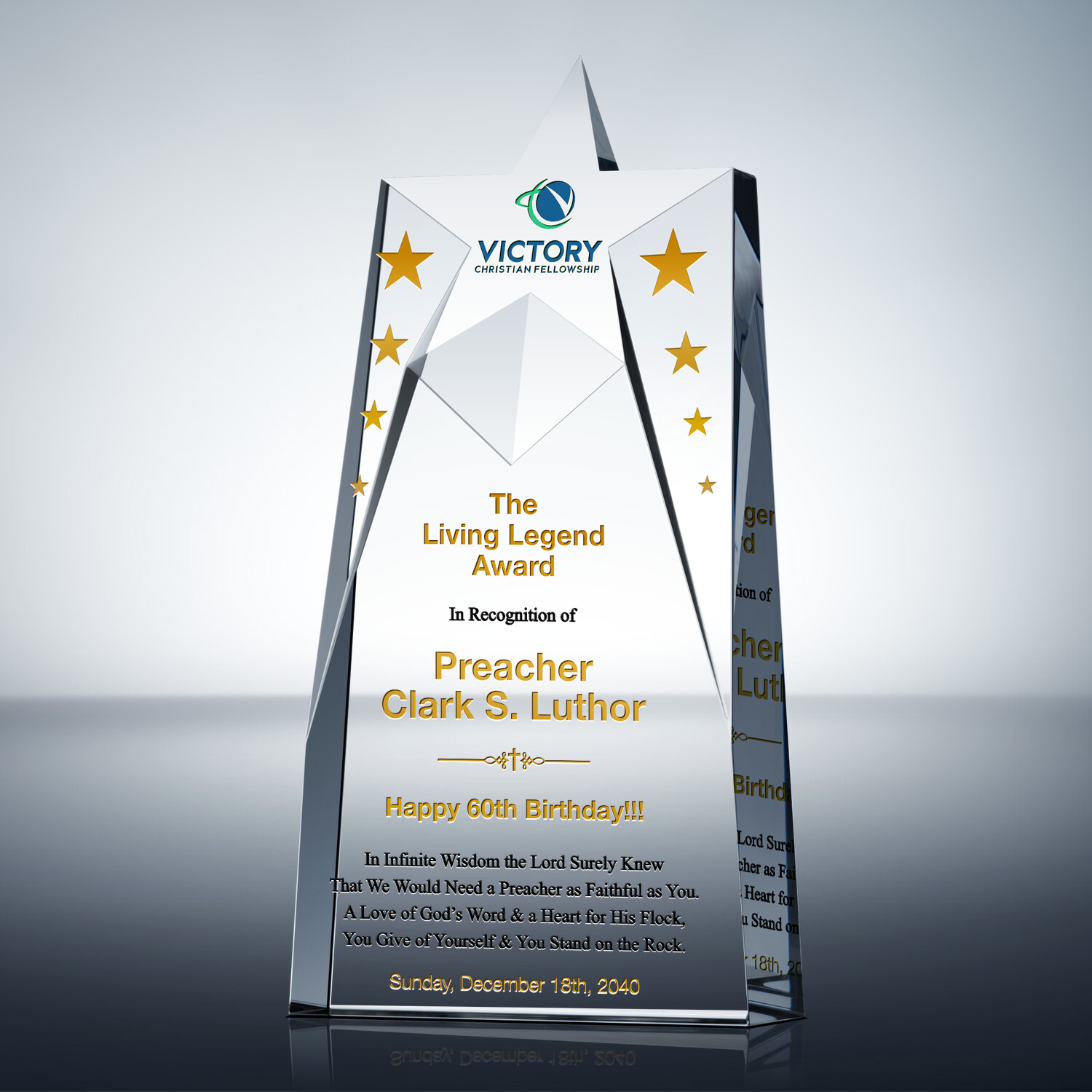 Youth Leaders Appreciation Award (#252-3) | Wording Ideas - DIY Awards