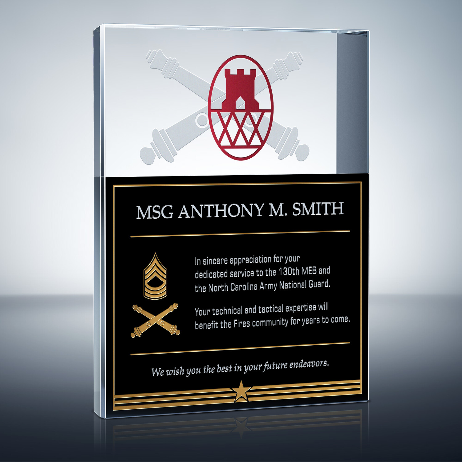 Army National Guard Recognition Award (#321-4) | Wording Ideas | DIY Awards