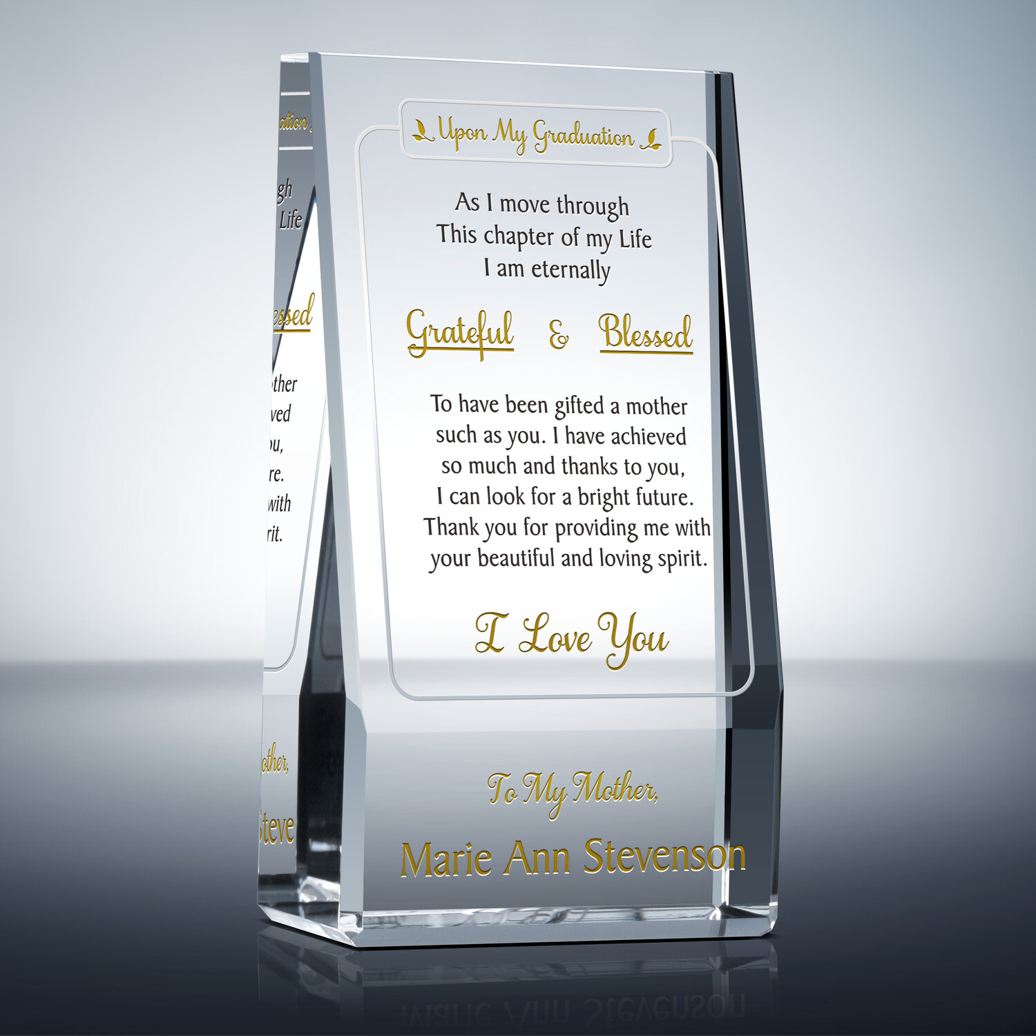 Graduation Thank You Gift for Mom (#591-4) | Wording Ideas ...