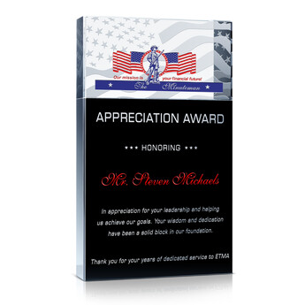 Appreciation Plaque Wording Ideas 