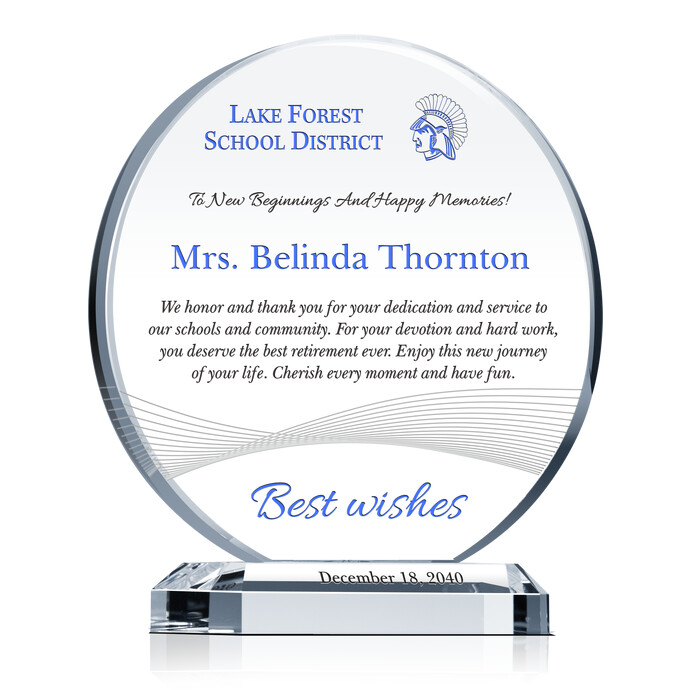 Teacher Retirement Gift Plaque Sample Wording Ideas Diy Awards | My XXX ...