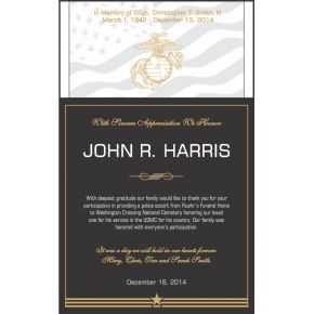 Thank You Marines Plaques and Appreciation Quotes - DIY Awards