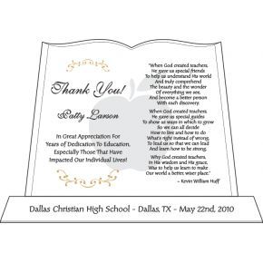 Thank You Teacher Gift Plaque - DIY Awards