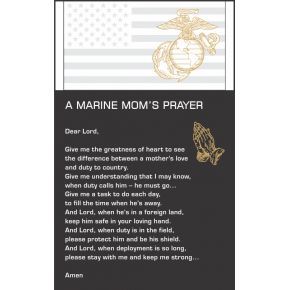 Marine Corps Prayer Gift Plaques with Sample Poems | DIY Awards