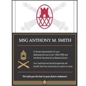 Unique Army Service Plaques and Thank You Quotes - DIY Awards